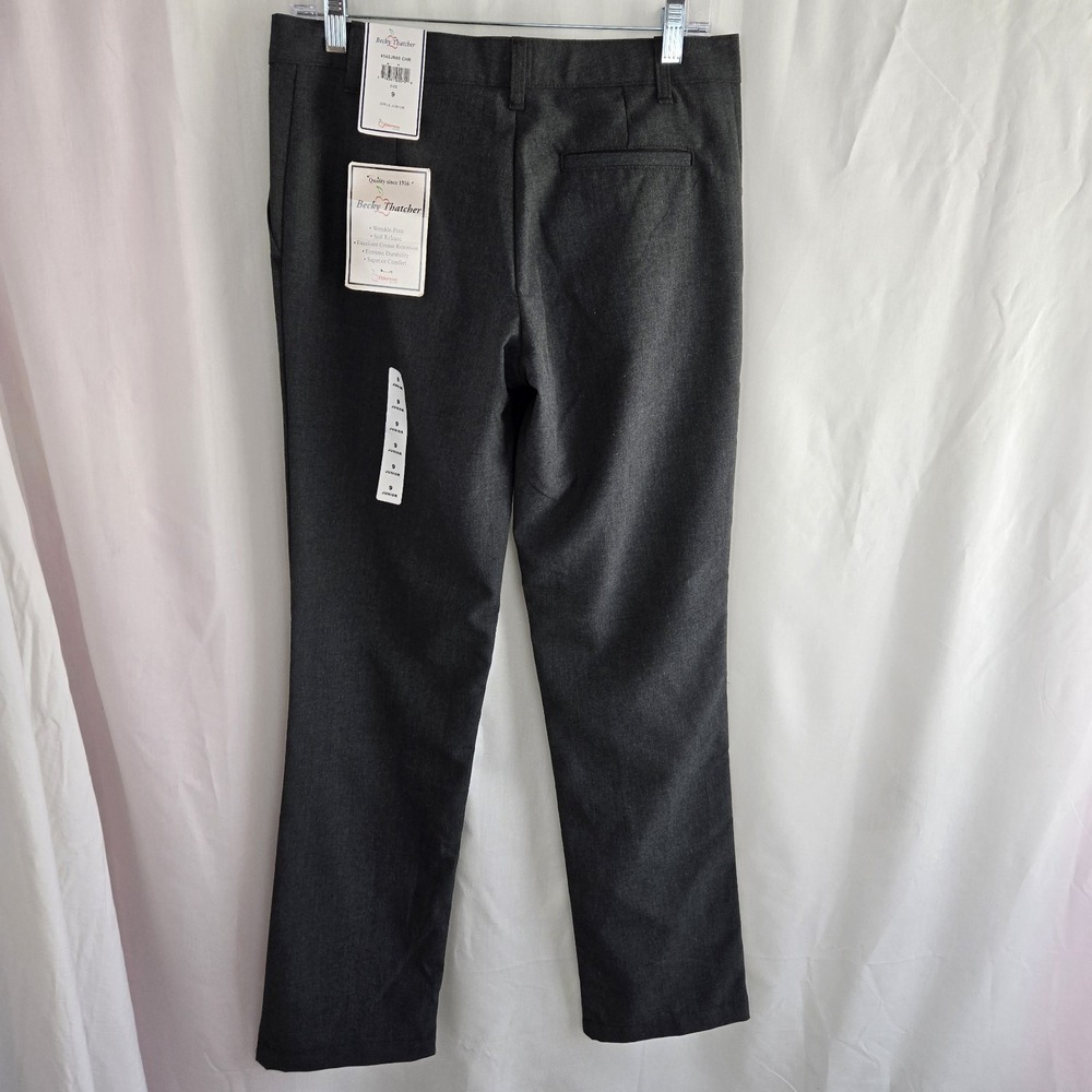 Becky Thatcher Elderwear Girls Junior Size 9 Flat Front Uniform Pants  4142JR05